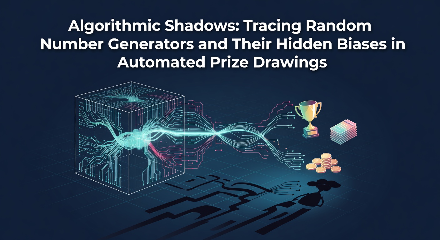 Visualization of random number generator algorithms and bias detection patterns in automated prize systems