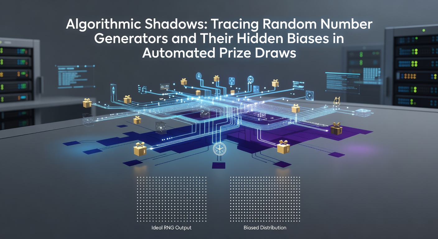 Technical diagram showing RNG auditing workflow and statistical bias detection in contest platforms