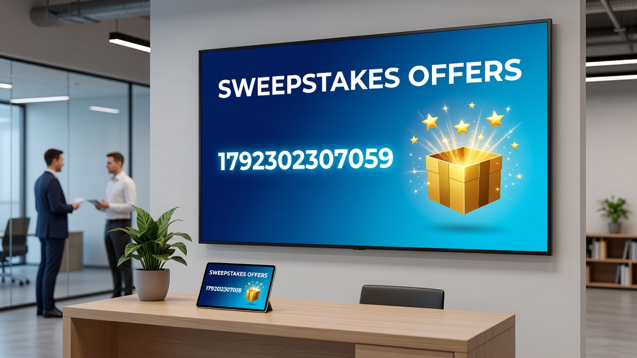 Digital interface showing sweepstakes entry tracking and automated verification tools